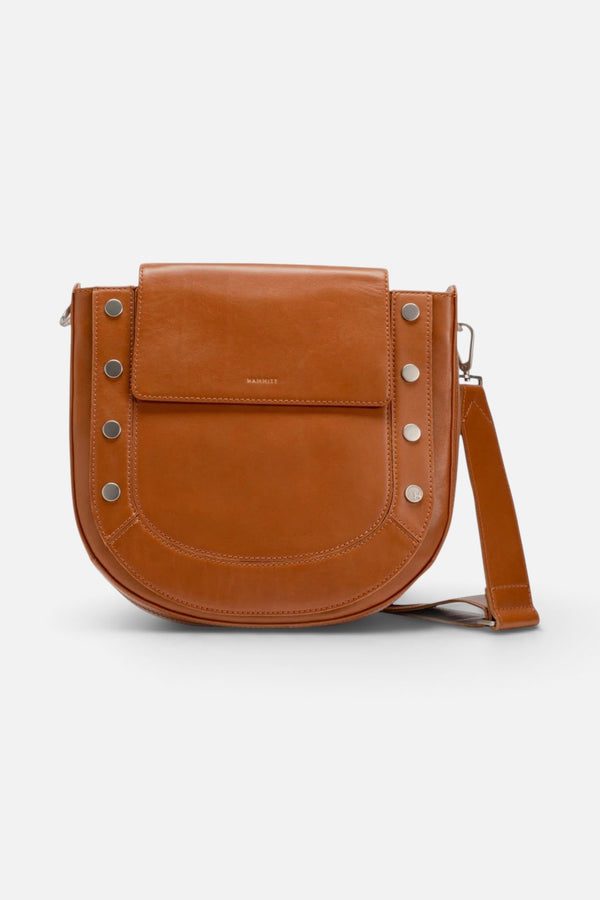 Hammitt Kayce Saddle Leather Bag in Caffe Tan