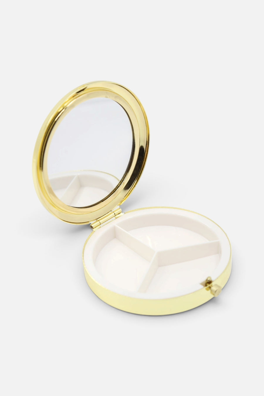 Hand-Painted Drugs Handbag Hero Pill Compact in Tortoise – detail