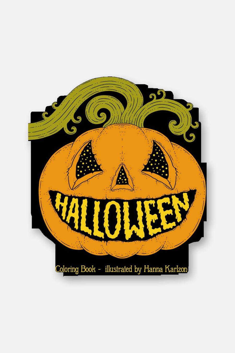 Hanna Karlzon Halloween Coloring Book – back view