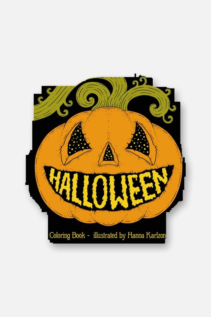Hanna Karlzon Halloween Coloring Book – front view
