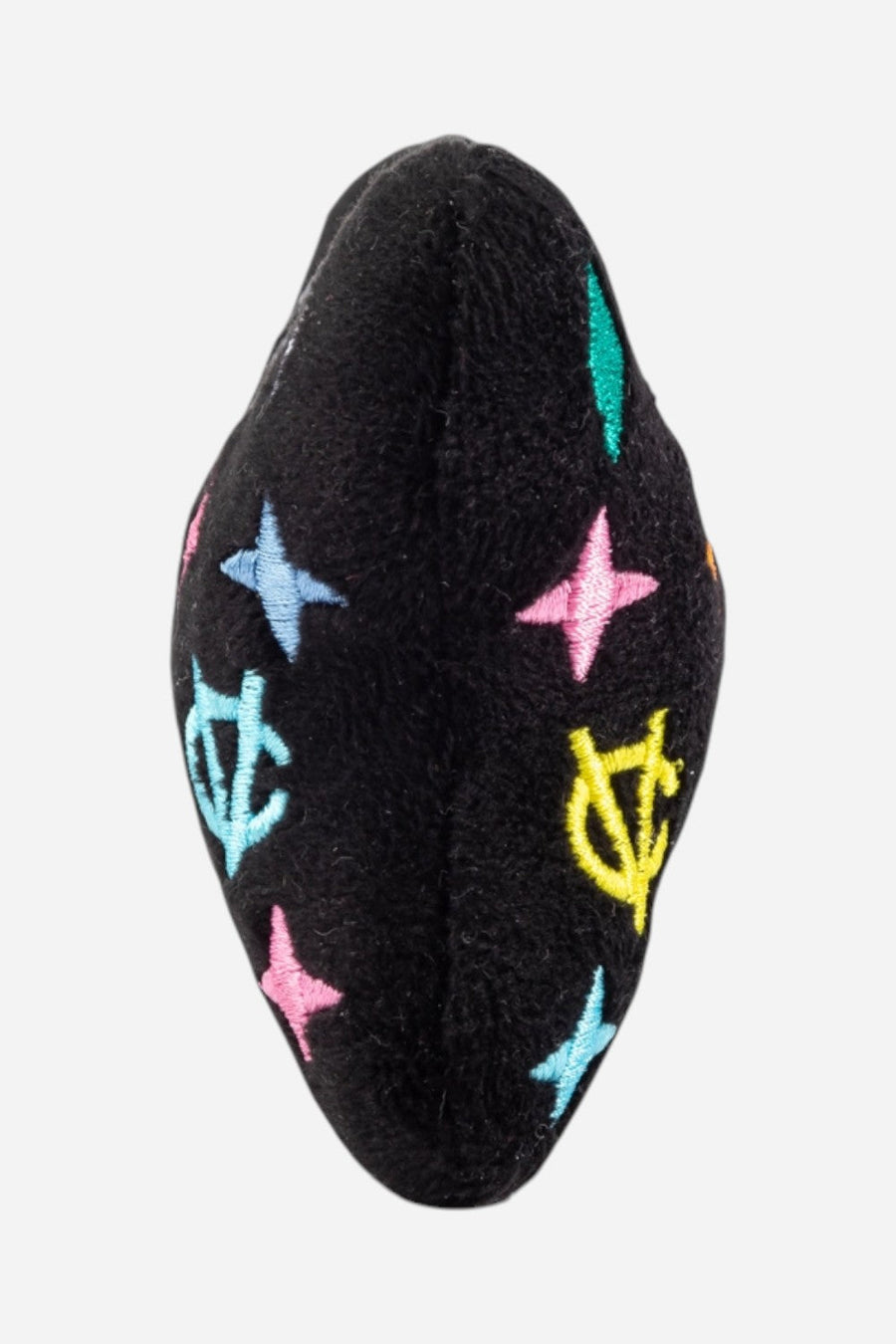 Haute Diggity Dog Chewy Vuitton Black Monogram XL Bone – side view