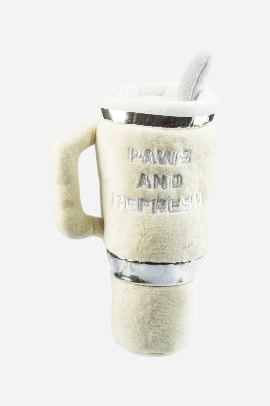 Haute Diggity Dog Snuggly Cup Ivory Toy – back view