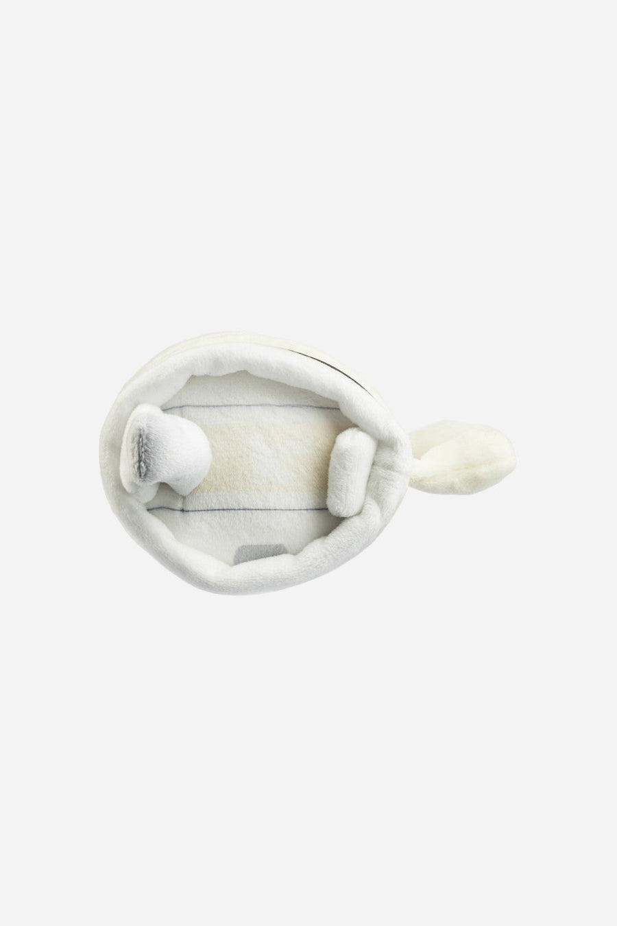 Haute Diggity Dog Snuggly Cup Ivory Toy – side view