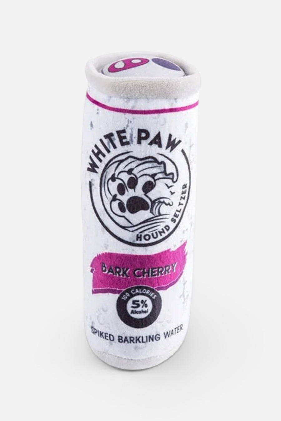 Haute Diggity Dog White Paw In Bark Cherry – front view