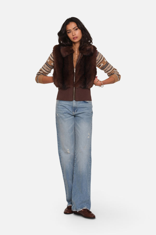 Heartloom Women's Ayra Vest in Walnut