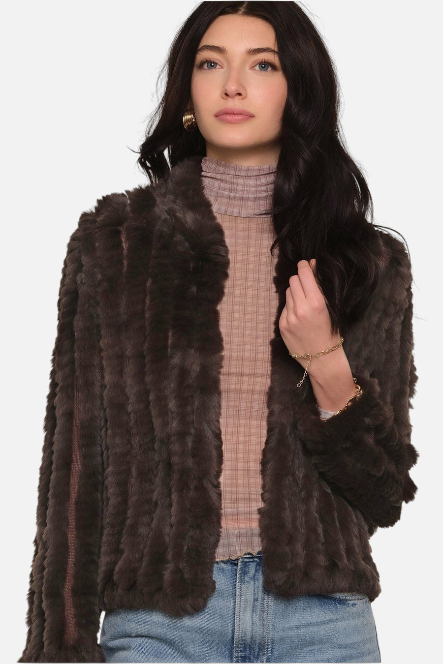 Heartloom Women's Rosa Jacket in Bittersweet – detail