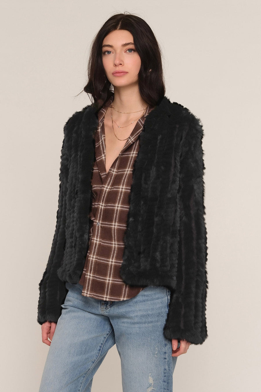 Heartloom Women's Rosa Jacket in Black – front view