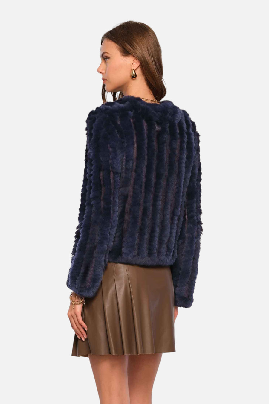 Heartloom Women's Rosa Jacket in Indigo – on model