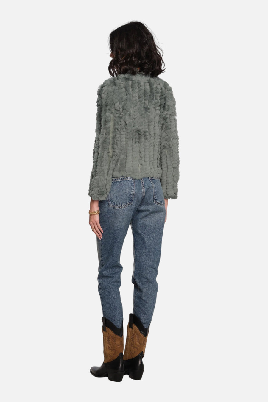 Heartloom Women's Rosa Jacket in Mineral – back view