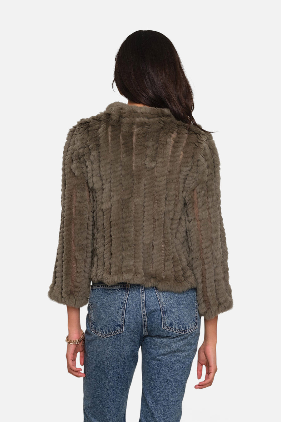Heartloom Women's Rosa Jacket in Moss – back view