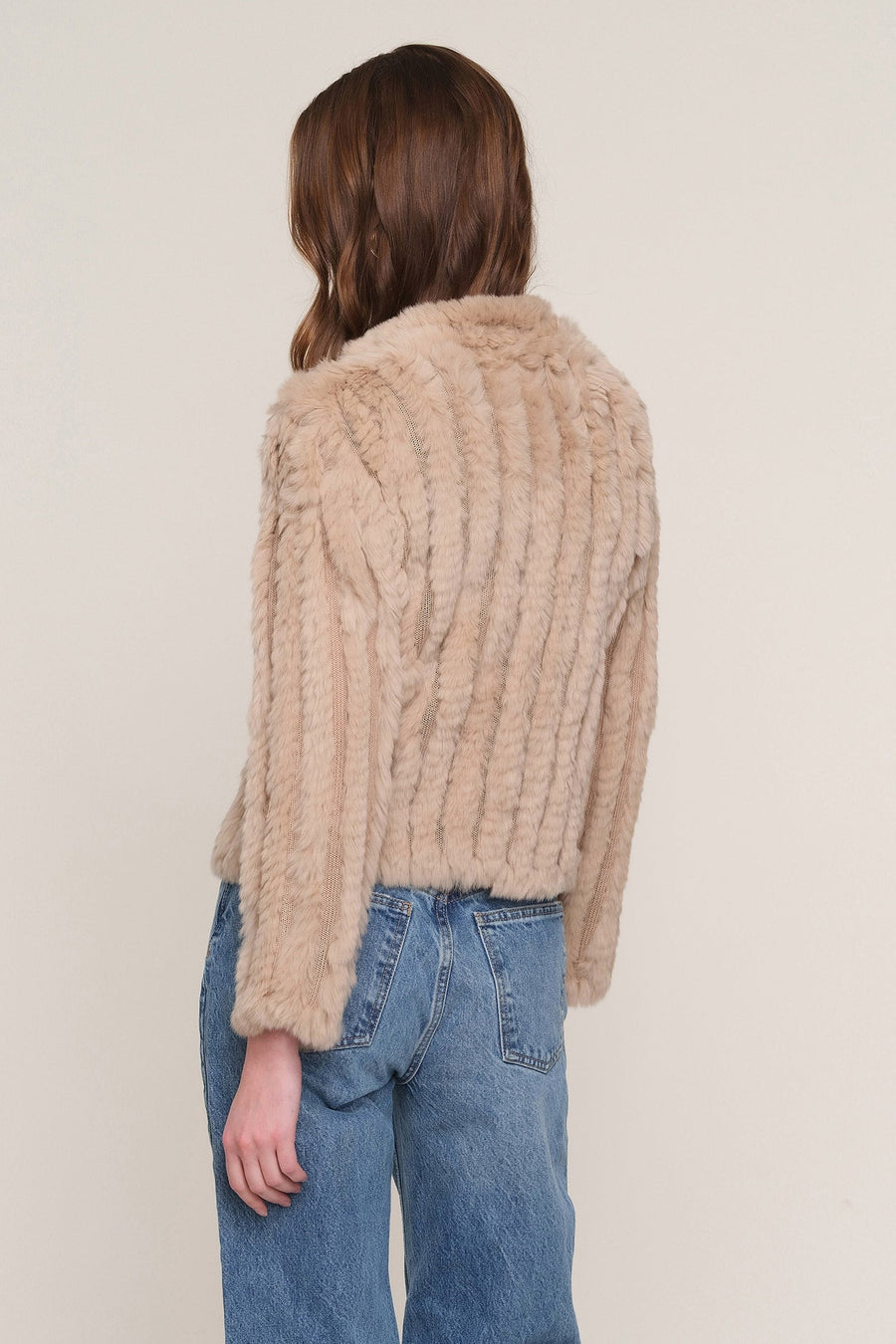 Heartloom Women's Rosa Jacket in Wheat – back view
