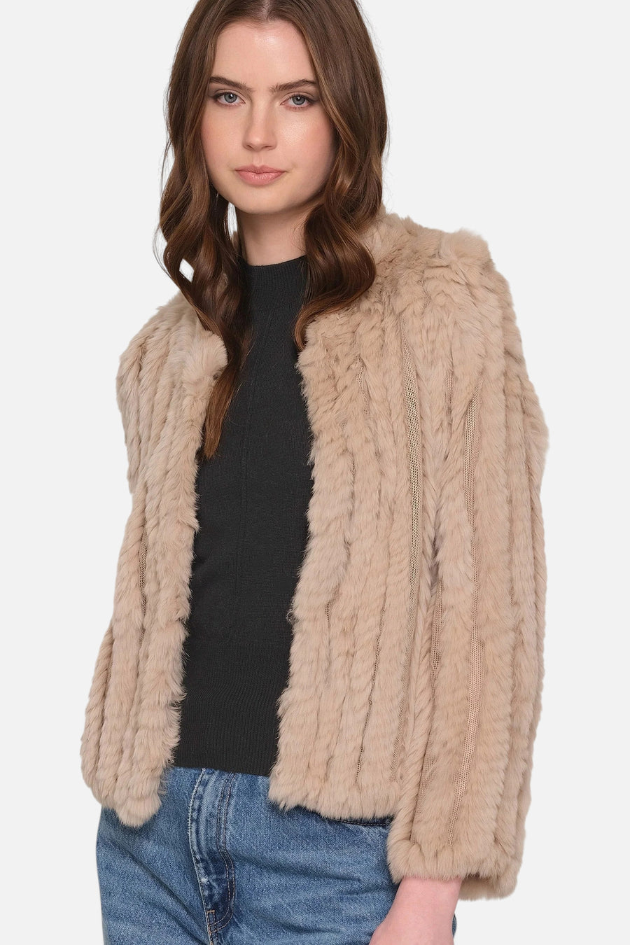 Heartloom Women's Rosa Jacket in Wheat – back view