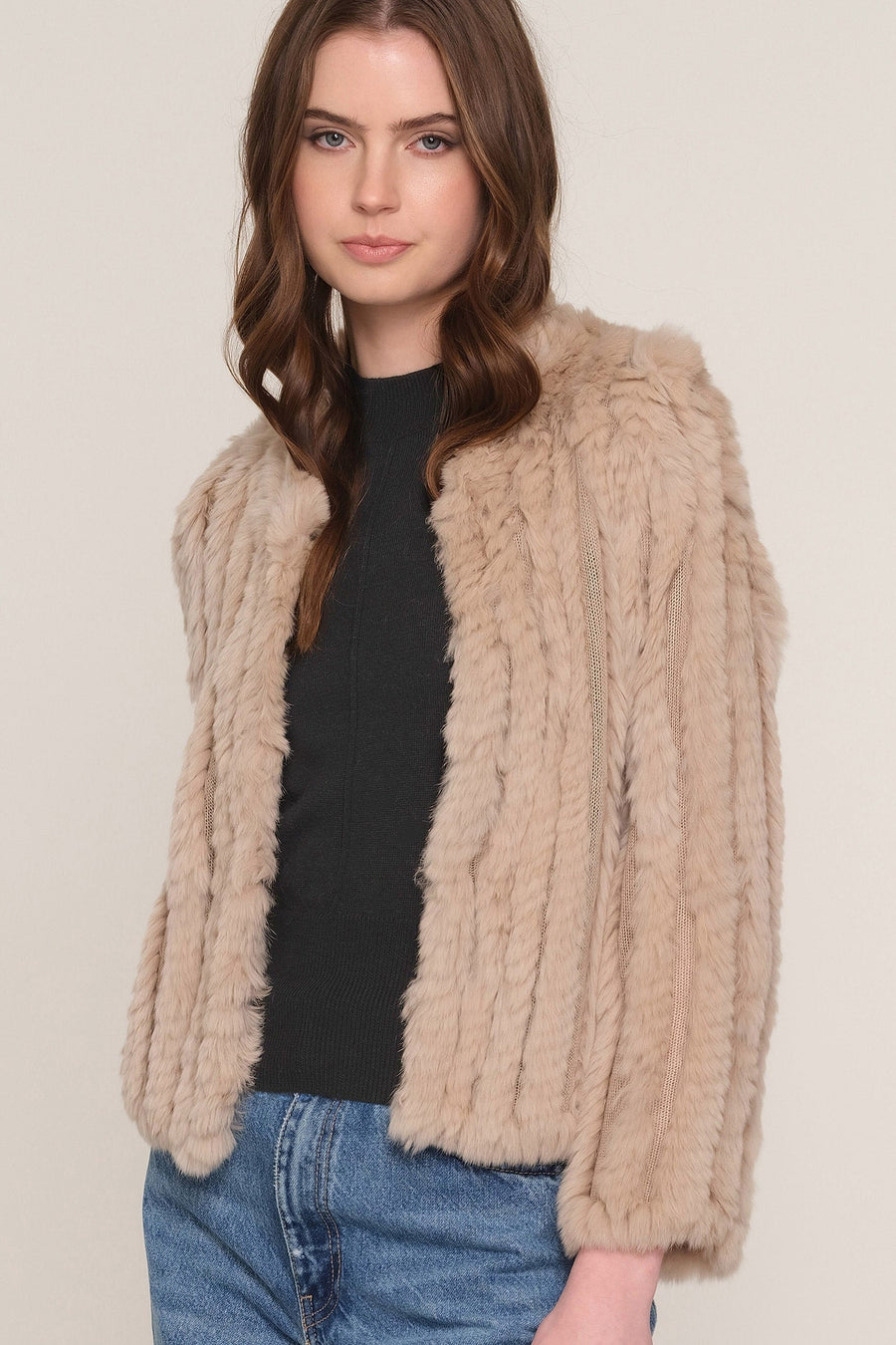 Heartloom Women's Rosa Jacket in Wheat – detail