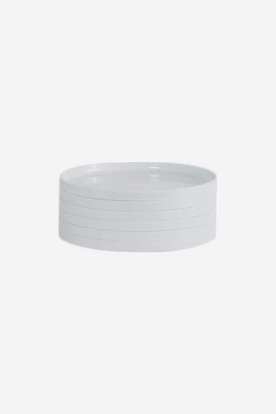 Heller Max Dinnerware 7.5" Maxplate | Set of 6 in White – front view