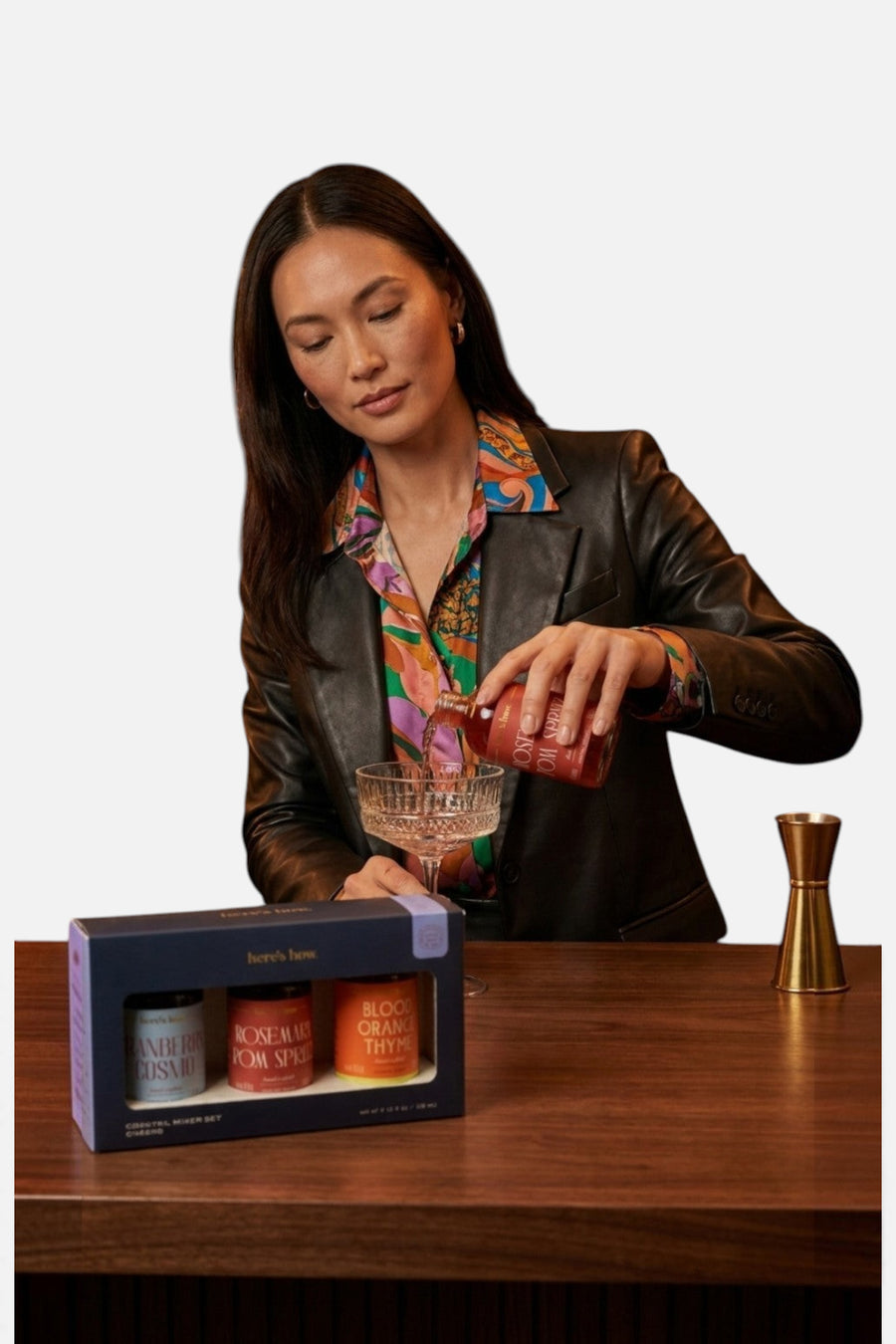 Here's How Cheers Mini Mixers, Set of 3 – back view