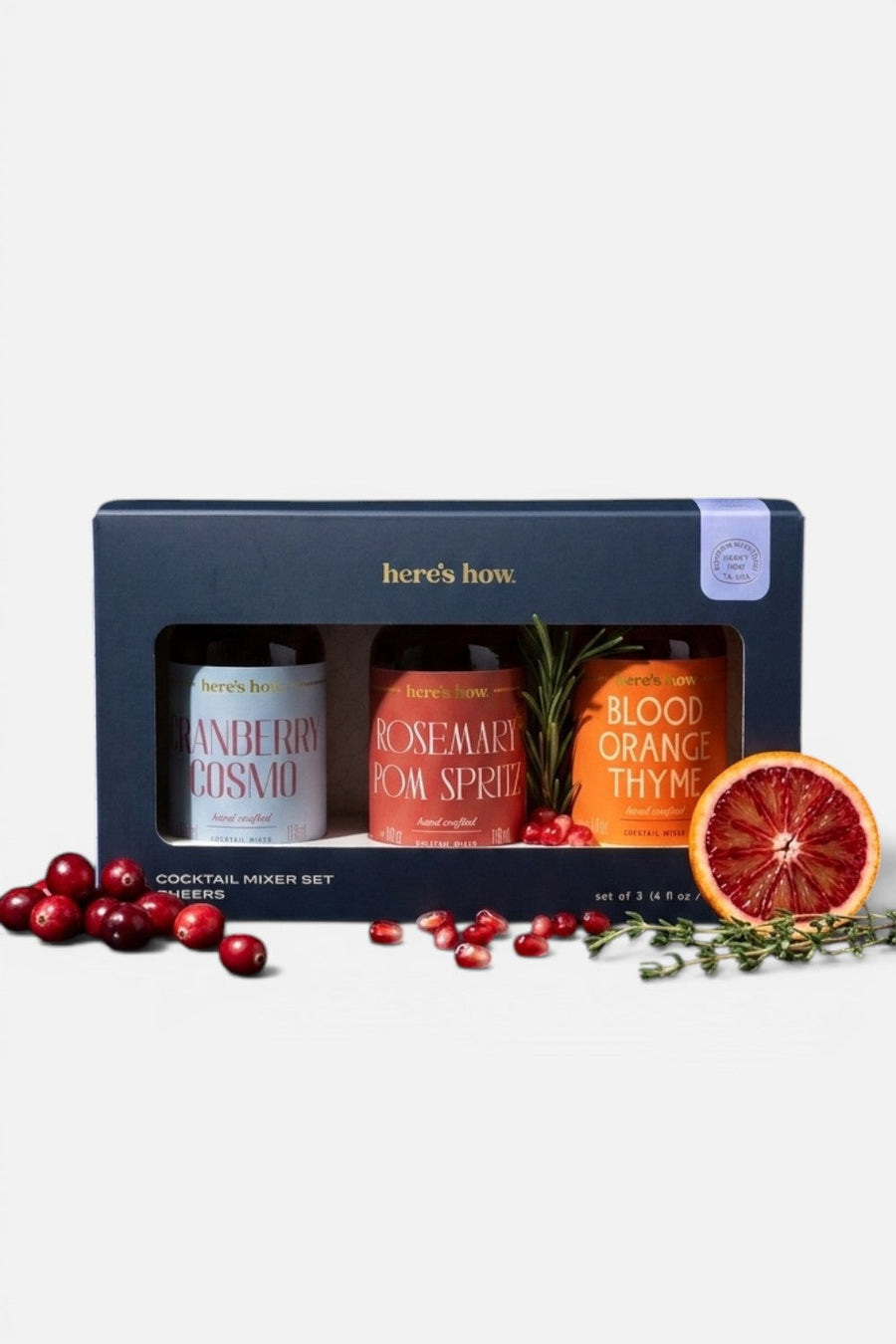 Here's How Cheers Mini Mixers, Set of 3 – front view