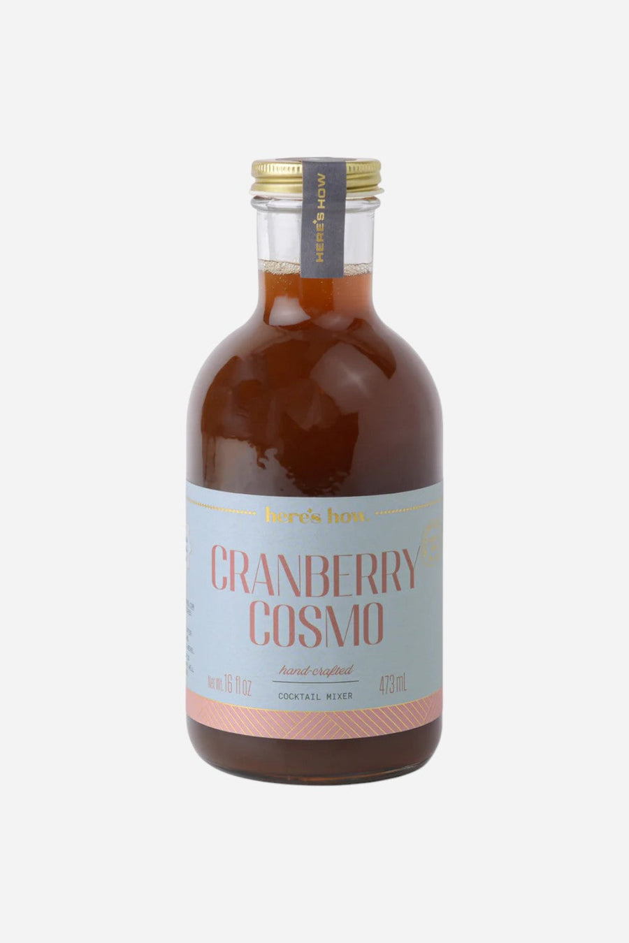Here's How Cranberry Cosmo Crafted Cocktail Mixer – front view