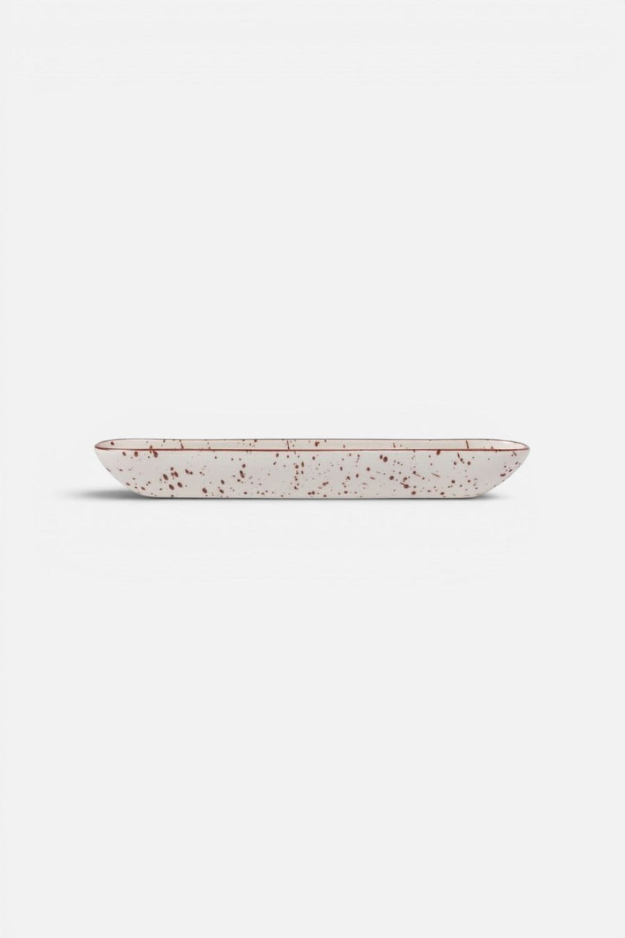 Here's How Dean Olive Splatter Serving Boat – side view