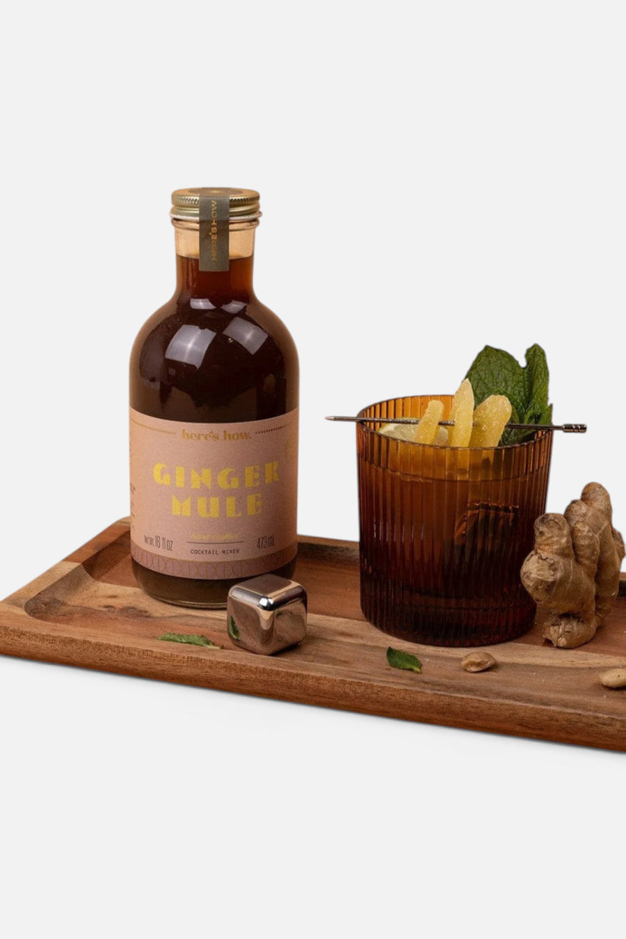 Here's How Ginger Mule Mixer – back view