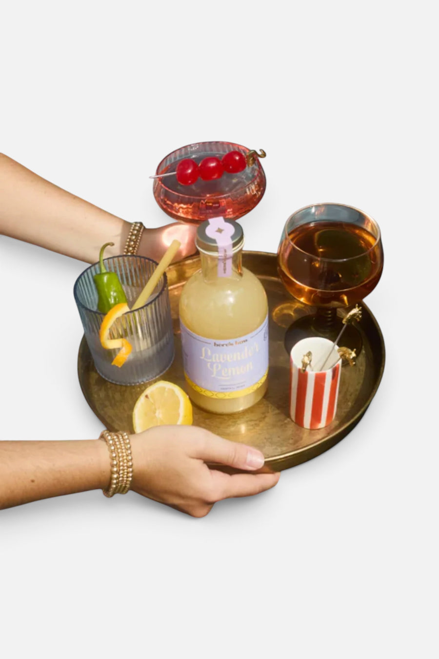 Here's How Lavender Lemon Mixer – back view