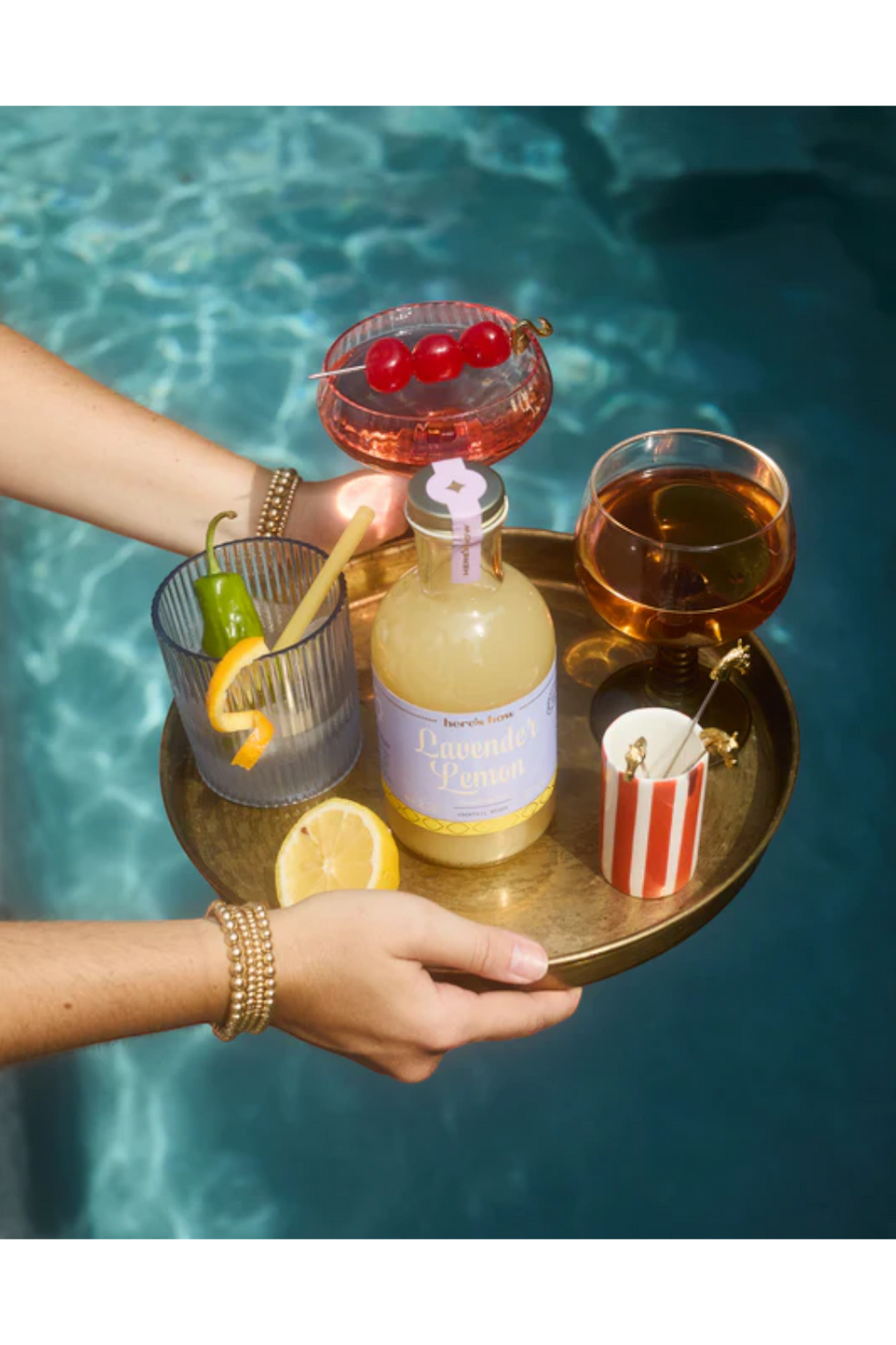 Here's How Lavender Lemon Mixer – back view
