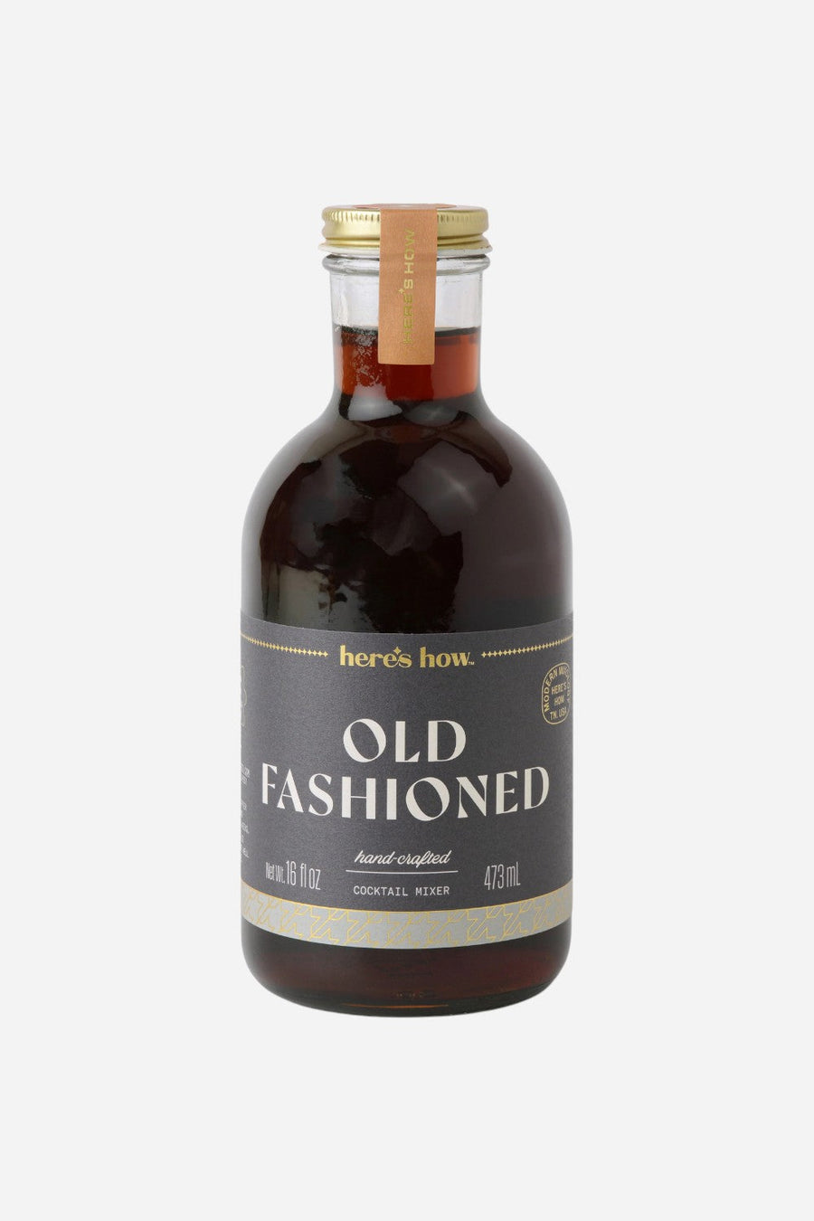 Here's How Old Fashioned Crafted Cocktail Mixer – front view