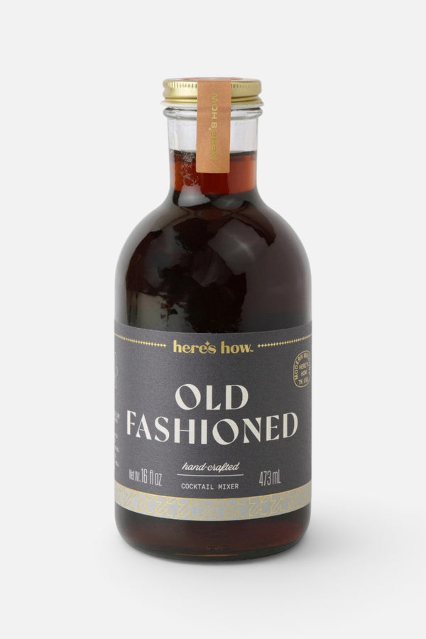 Here's How Old Fashioned Crafted Cocktail Mixer