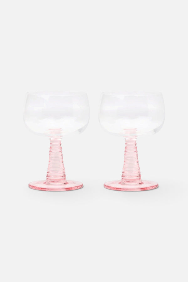 Here's How Romy Wine Glasses Set of 2 in Blush