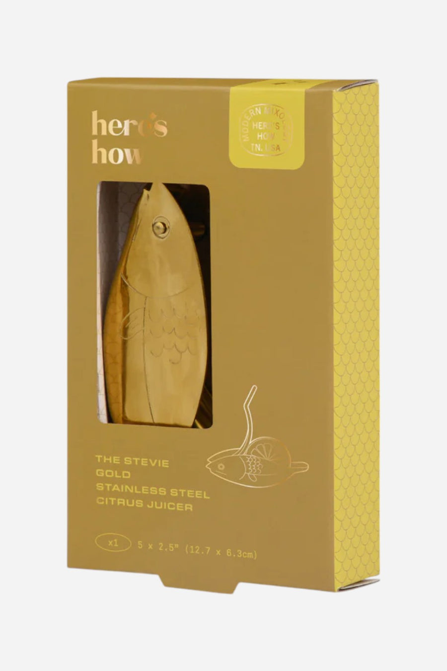 Here's How The Stevie Fish Citrus Juicer – side view