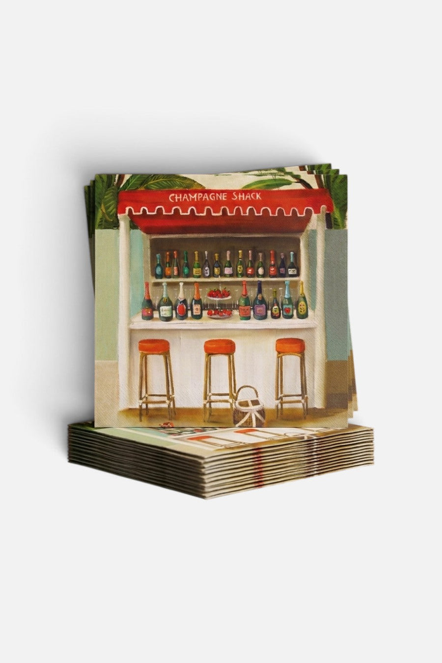 Hester & Cook Champagne Shack Cocktail Napkin – front view