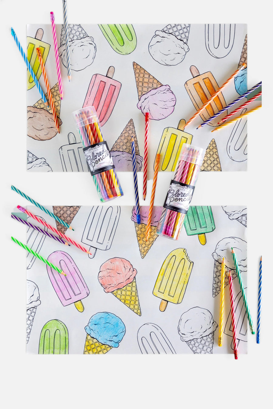 Hester & Cook Colored Pencils – back view
