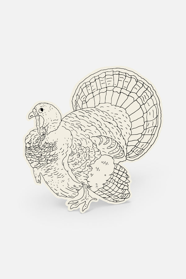 Hester & Cook Die-Cut Coloring Turkey Placemat