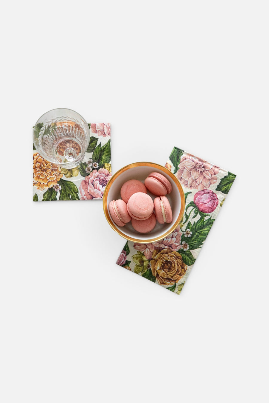 Hester & Cook Garden Derby Guest Napkin – side view
