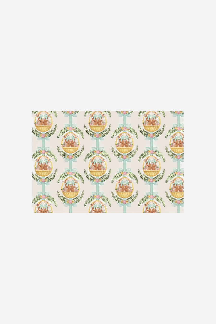 Hester & Cook Laurel Bunny Baskets Placemat – front view