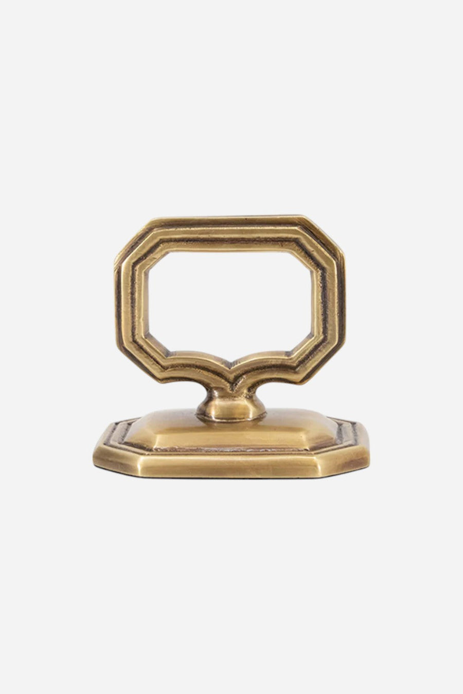 Hester & Cook Napkin Ring with Place Card Holder – back view