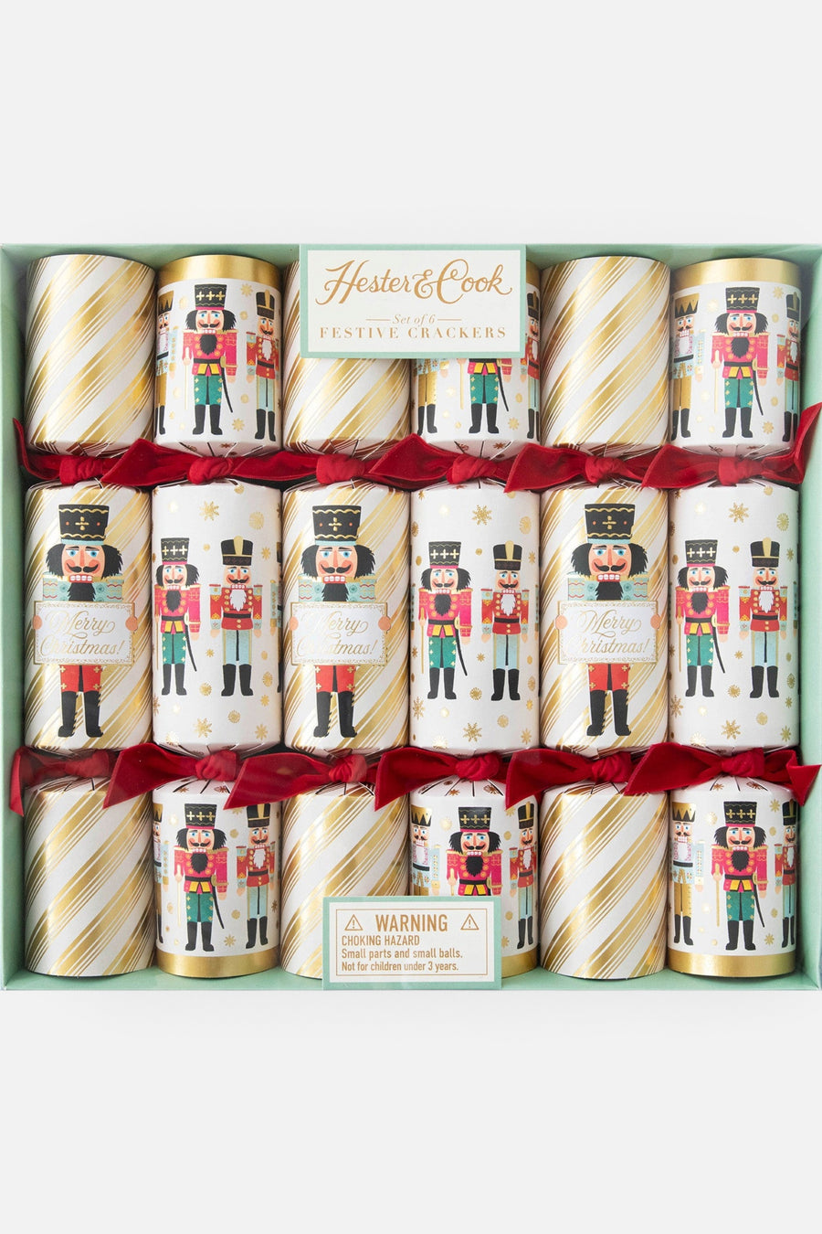 Hester & Cook Nutcracker Crackers – front view