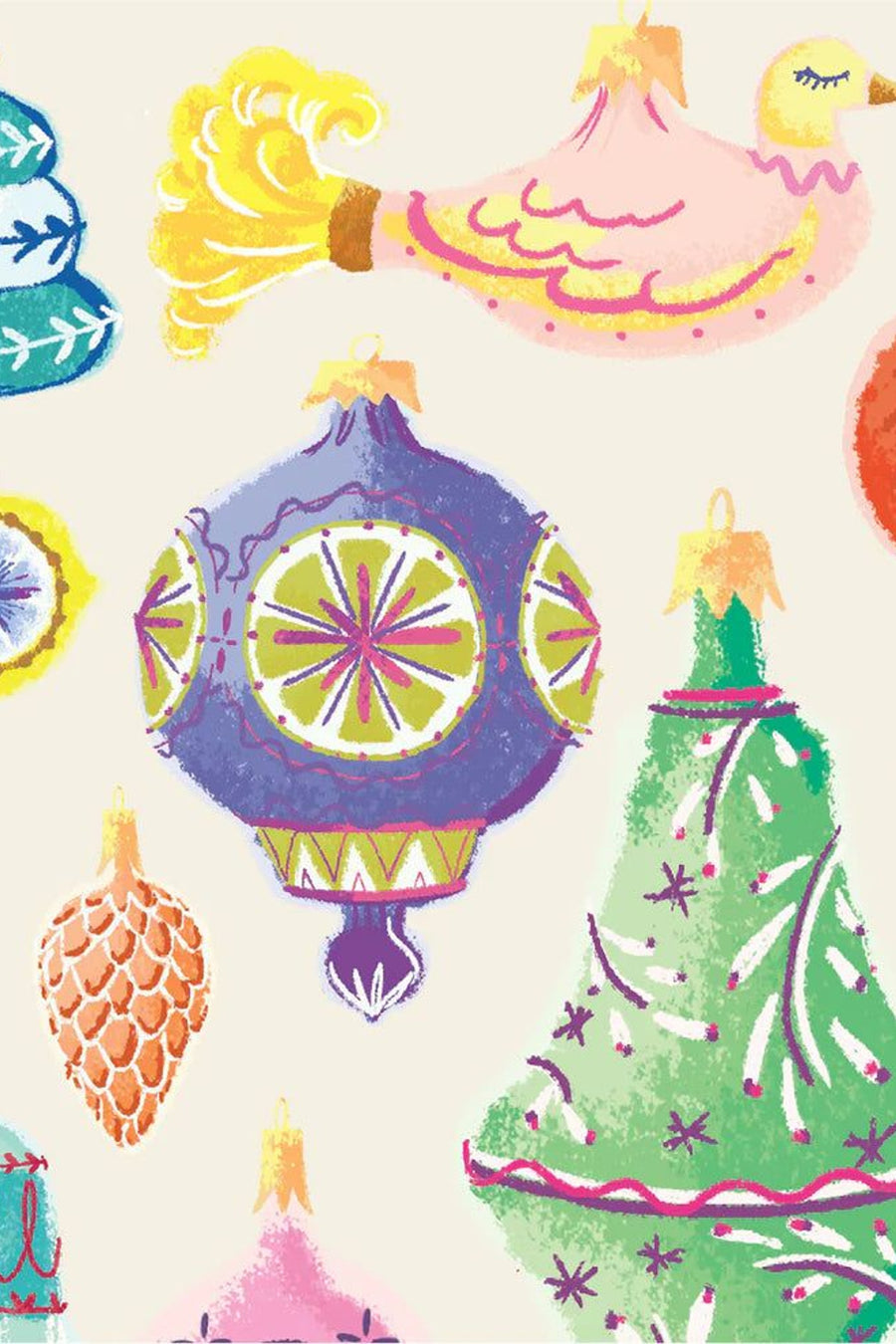 Hester & Cook Ornaments Cocktail Napkins, Set of 20 – front view