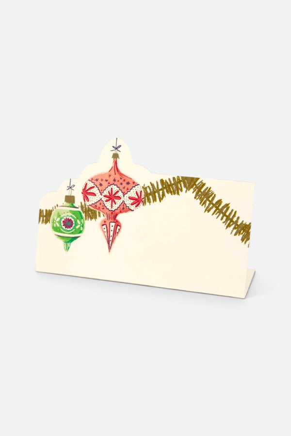 Hester & Cook Ornaments Place Card S/12