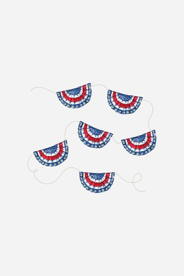 Hester & Cook Patriotic Bunting Decor - Set of 6