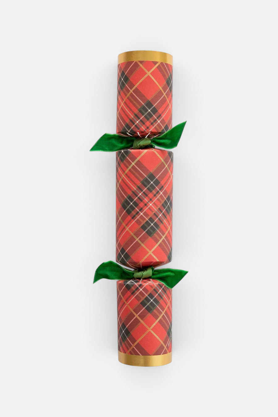 Hester & Cook Red Plaid Crackers – back view