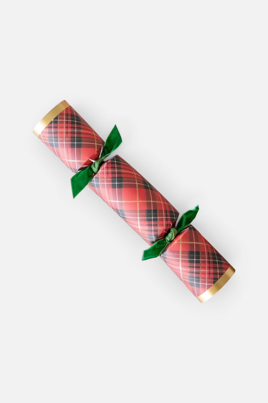 Hester & Cook Red Plaid Crackers – side view