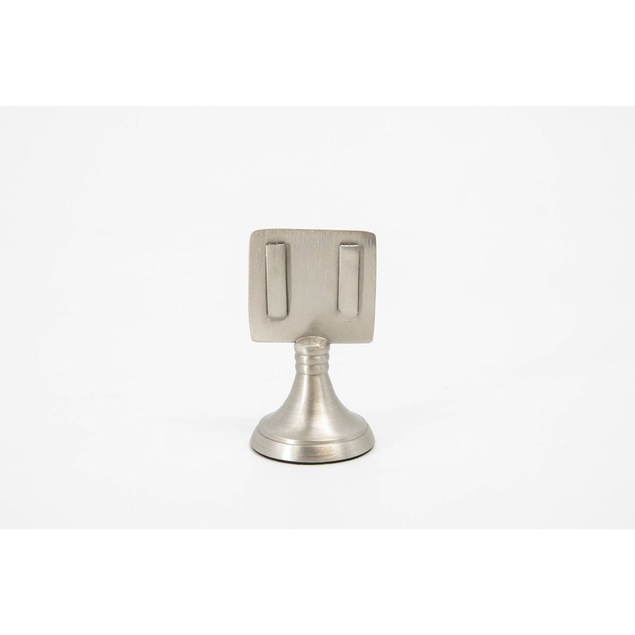 Hester & Cook Silver Place Card Holder – back view
