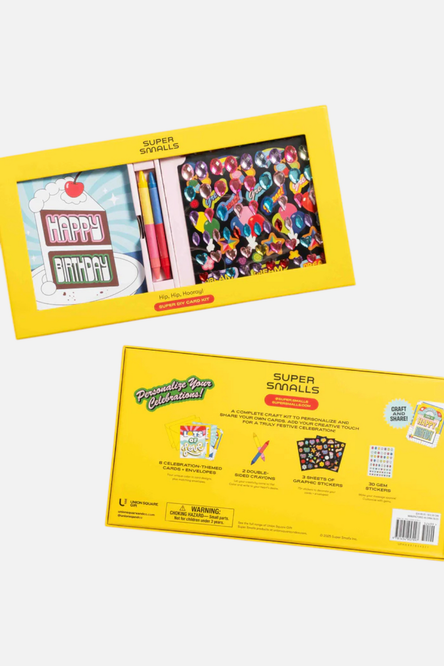 Hip, Hip, Hooray DIY Card Kit – back view