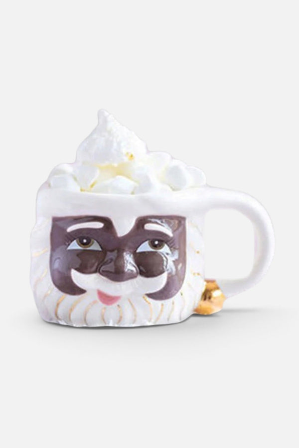 Holiday African American Papa Noel Santa Mug