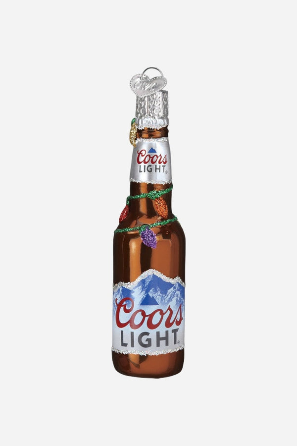 Holiday Coors Light Bottle Ornament