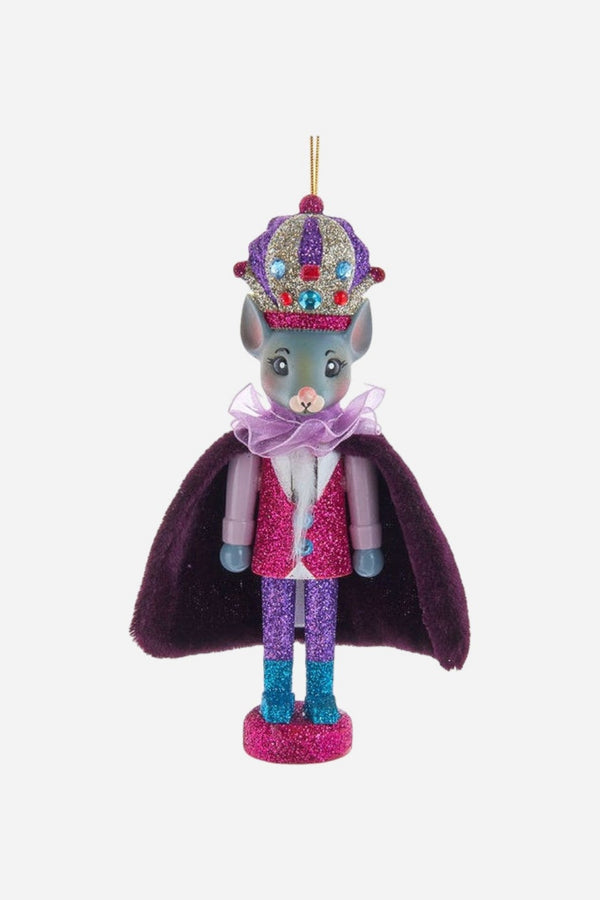 Hollywood 6" Nutcrackers: Mouse King Nutcracker Ornament