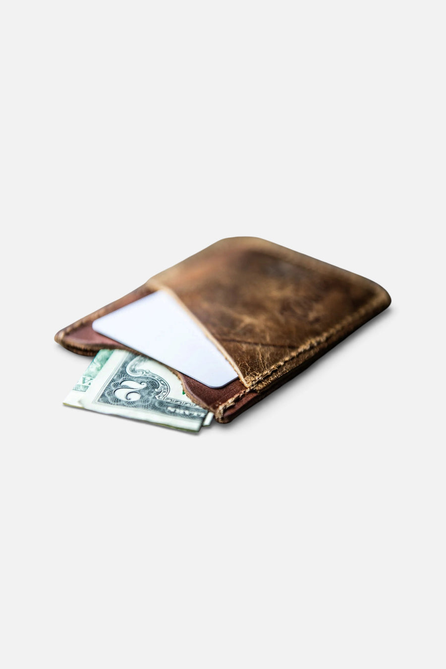 Holtz Leather Co. Colossus of Clout Front Pocket Wallet – side view