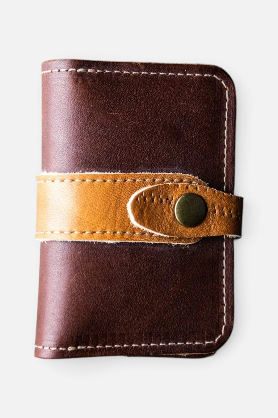 Holtz Leather Co. Sultan of Swat Snap Front Pocket Wallet – front view