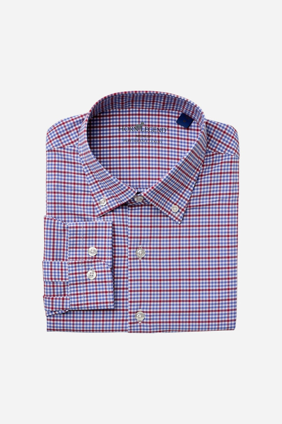 Horn Legend Bishop Arts Lightweight Performance Woven in Blue/Red – front view