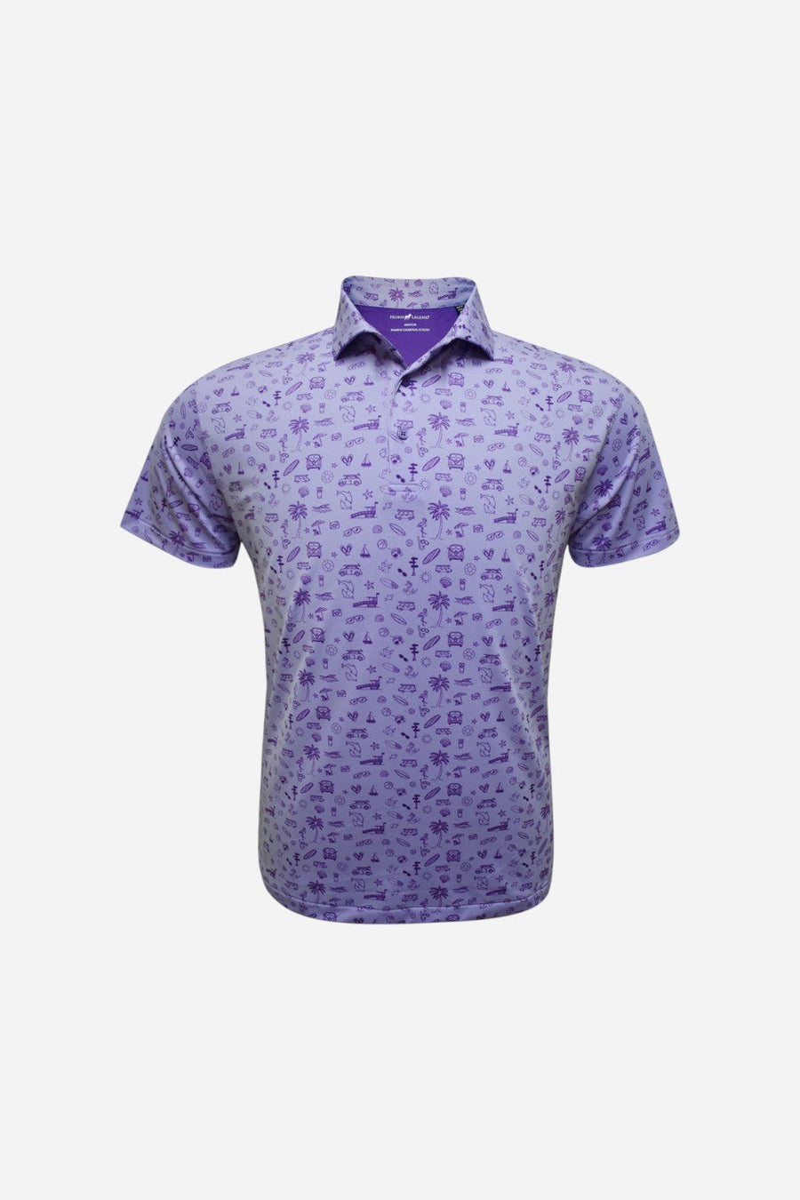Horn Legend Malibu Polo in Lavender/Purple – back view